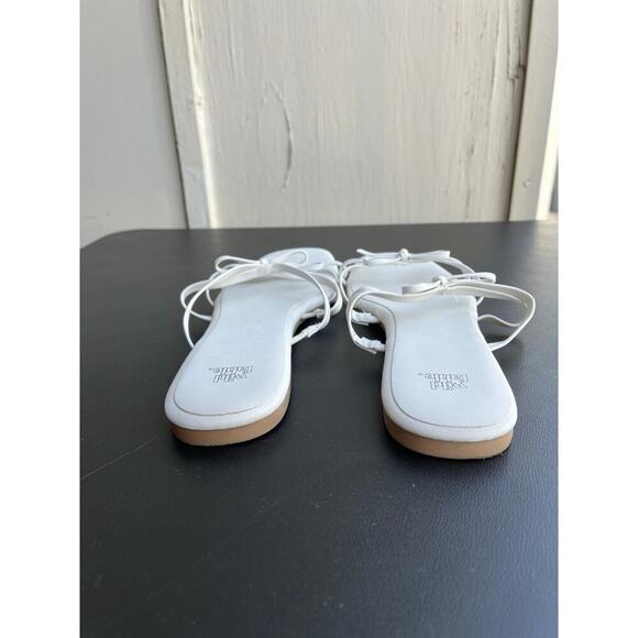 Wild Fable Kristen Bow Flat Sandals White Size 11 - Picture 13 of 16